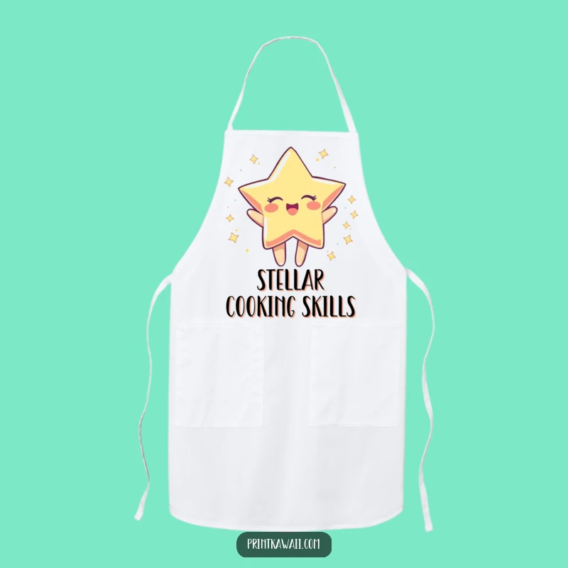 Funny Star Spin Apron: Sprinkle Joy While You Cook!