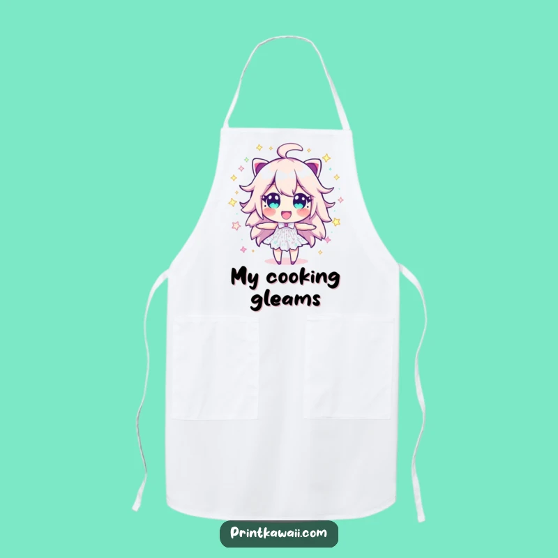 Funny Sparkle Dust Apron: Exciting Character for a Lively Kitchen