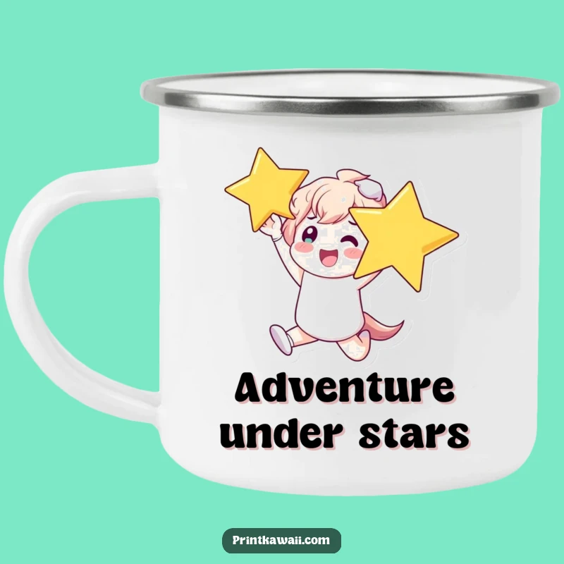 Funny Star Hopper Camping Mug: Adventure Fuel with a Funny Twist