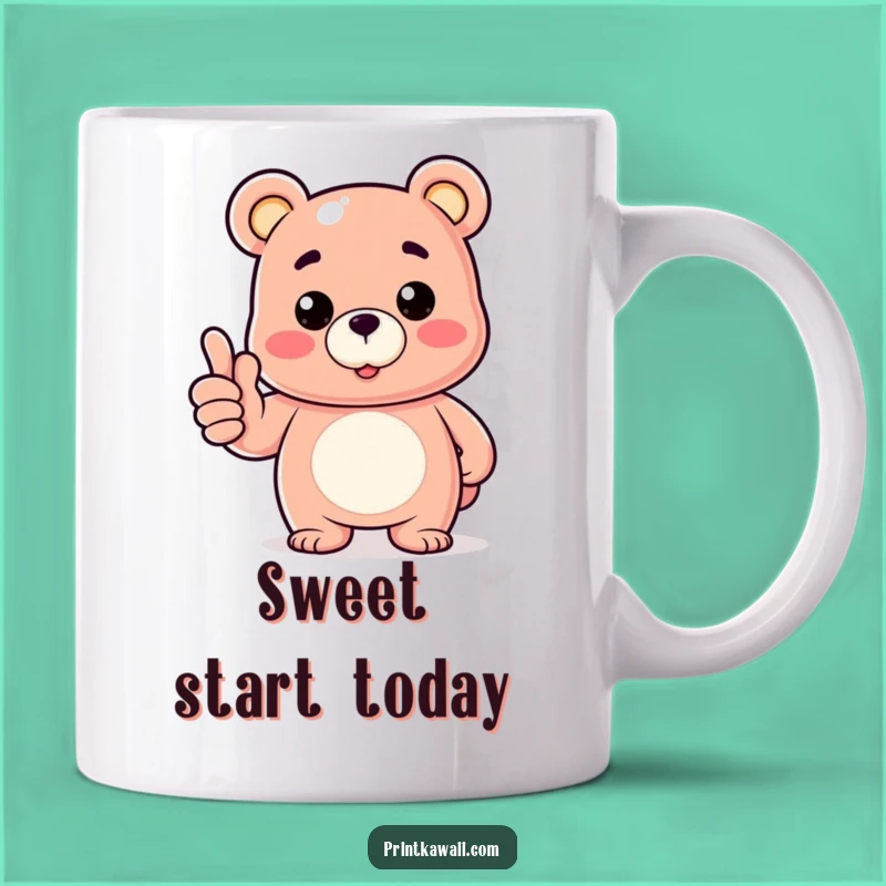 Funny Gummy Bear Thumbs Up Mug, A Hilarious and Encouraging Gift Idea