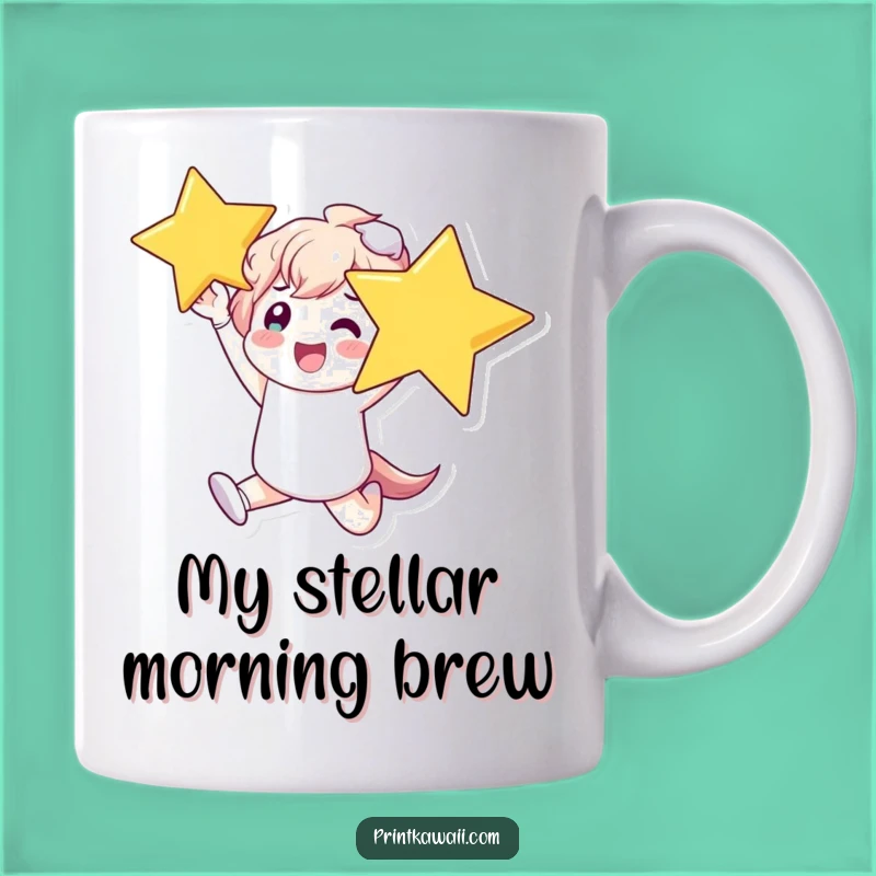 Funny Star Jumper Mug: A Joyful Character's Funny Achievement Gift