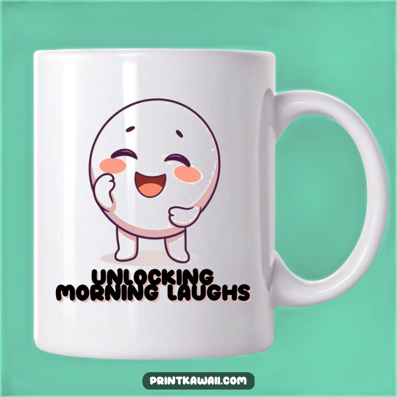 Funny Unlock Giggle Key Mug, Hilarious & Perfect Funny Gift for a Joyful Start