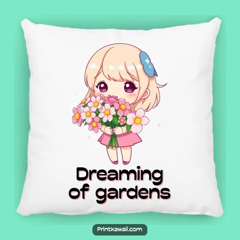 Funny Cute Flowers Pillow - Cozy Bouquet Comfort