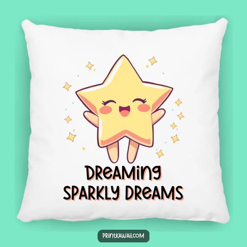 Funny Star Spin Pillow: Cozy Comfort with Joyful Sparkle