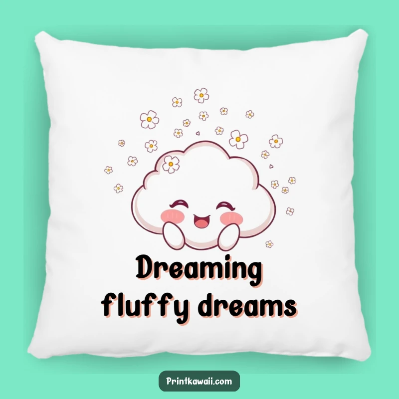 Funny Cloud Pillow: Cozy Whimsy - A Cheerful Accent