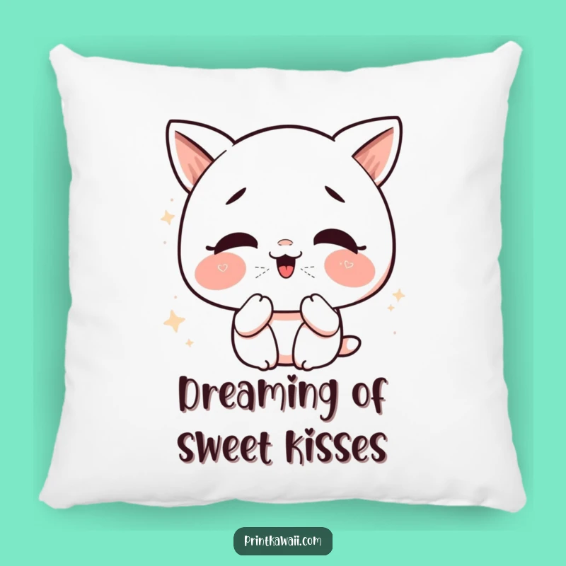 Funny Kawaii Kiss Pillow: Cozy Giggling Character Comfort, Amazing Funny Gift