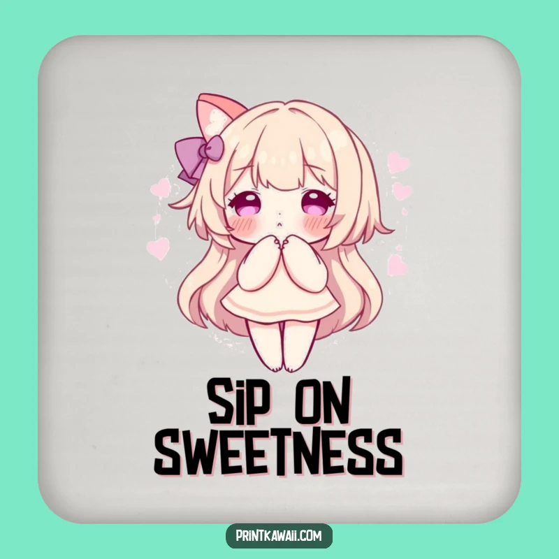 Funny Sweet Aura Coaster: Gentle Protection, Perfect Drink Funny Gift