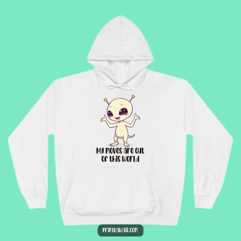 Funny Alien Dance Hoodie: Cozy Sci-Fi Character Apparel, Ultimate Comical Gift Idea