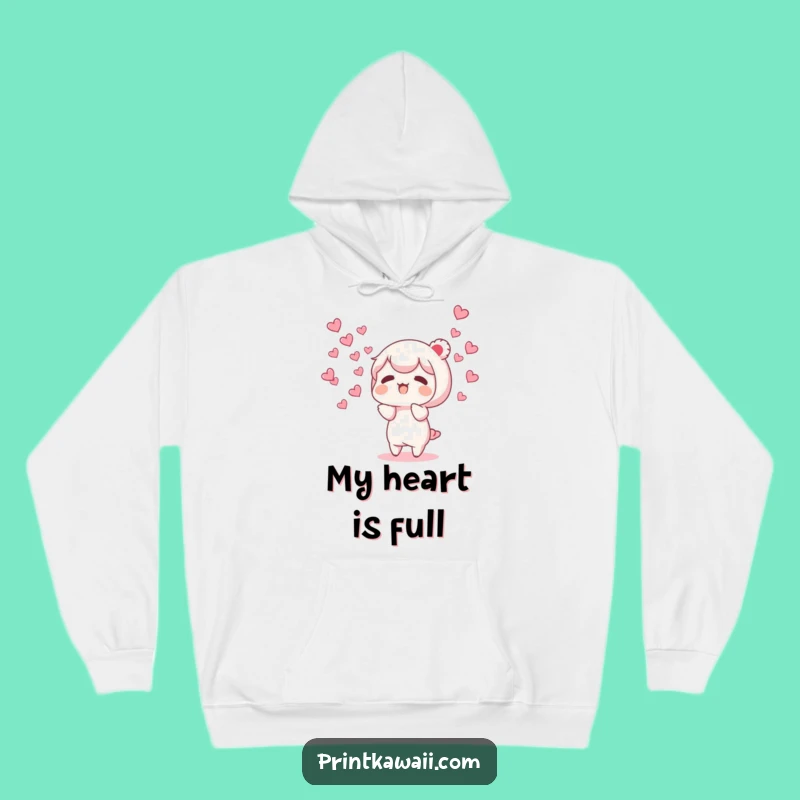 Funny Love Heart Hoodie - Cozy Caring Character, Great Funny Gift