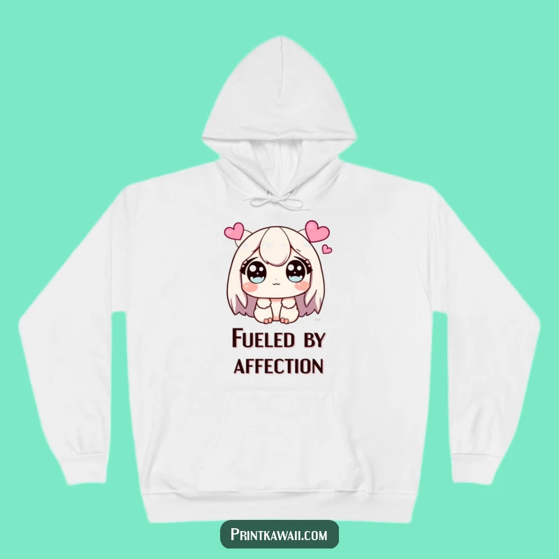 Funny Sparkling Eyes Hoodie: Cozy Comfort with a Heart-Filled Gaze