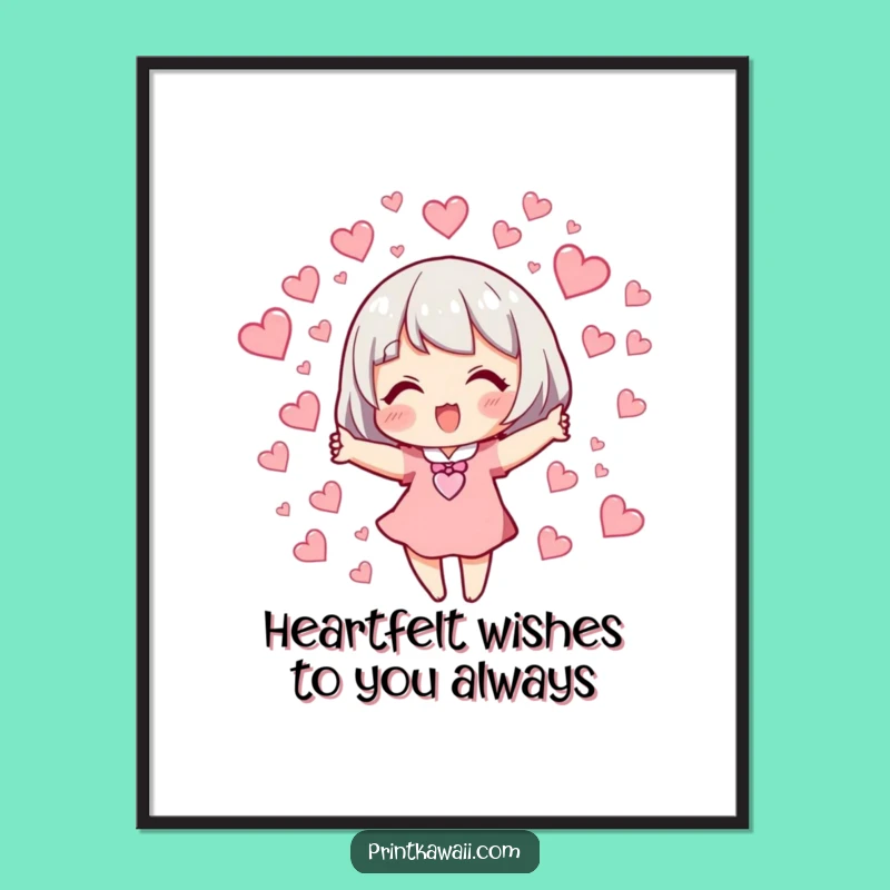 Funny Free Printable Wall Art: Character Love Bomb Decor - Instant Download