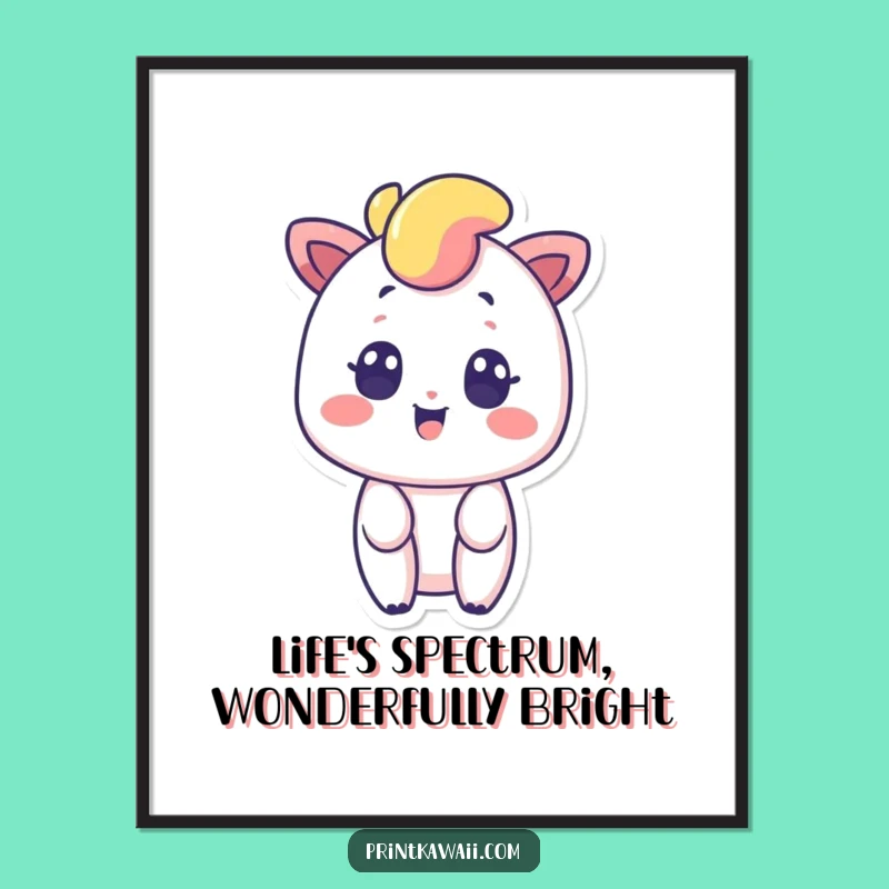 Funny Free Printable Rainbow Wall Art: Cheerful Downloadable Decor