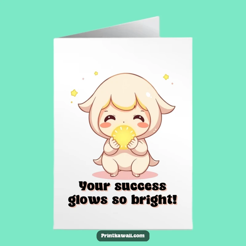 Free Printable Congrats Card: Joyful Sharing Orb Funny Downloadable Gift!