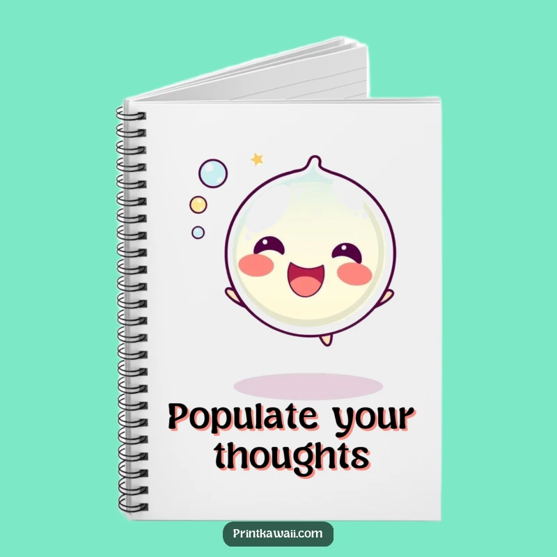 Funny Bubble Notebook: Happy Popping Character for Inspired Notes