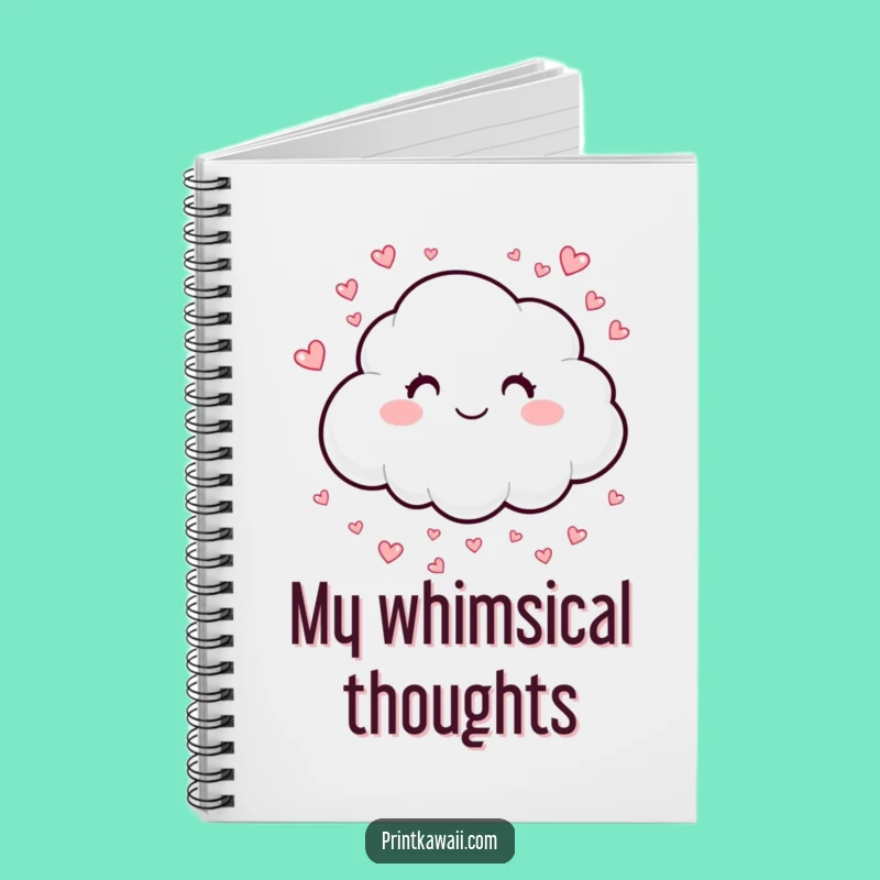 Funny Happy Cloud Notebook: Journal Your Sweet Thoughts