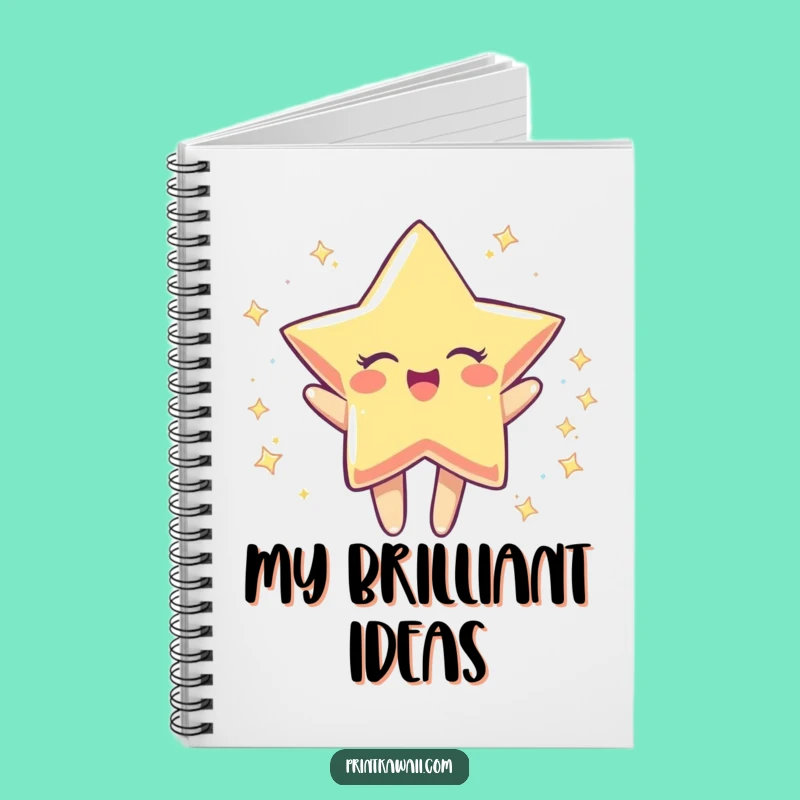 Funny Star Spin Notebook: Journal Your Joyful Thoughts