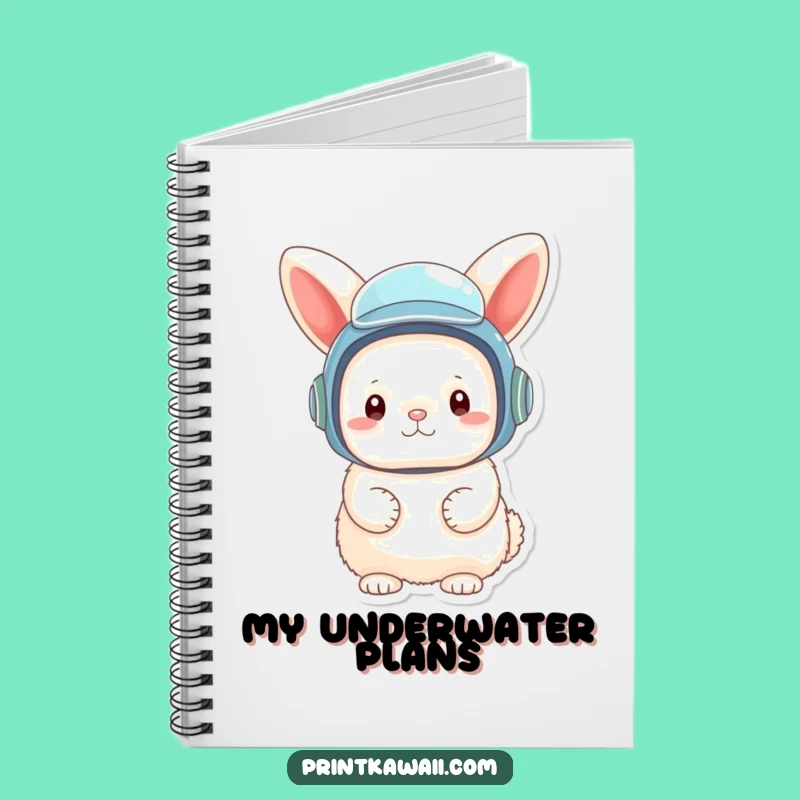 Funny Bunny Diver Notebook: Jot Down Ideas with Whimsical Flair