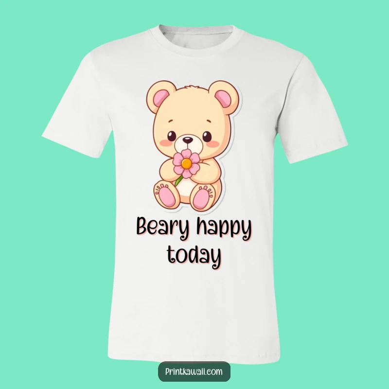 Funny Content Teddy Bear T-Shirt: Cozy Bear Character Tee for Sweet Vibes