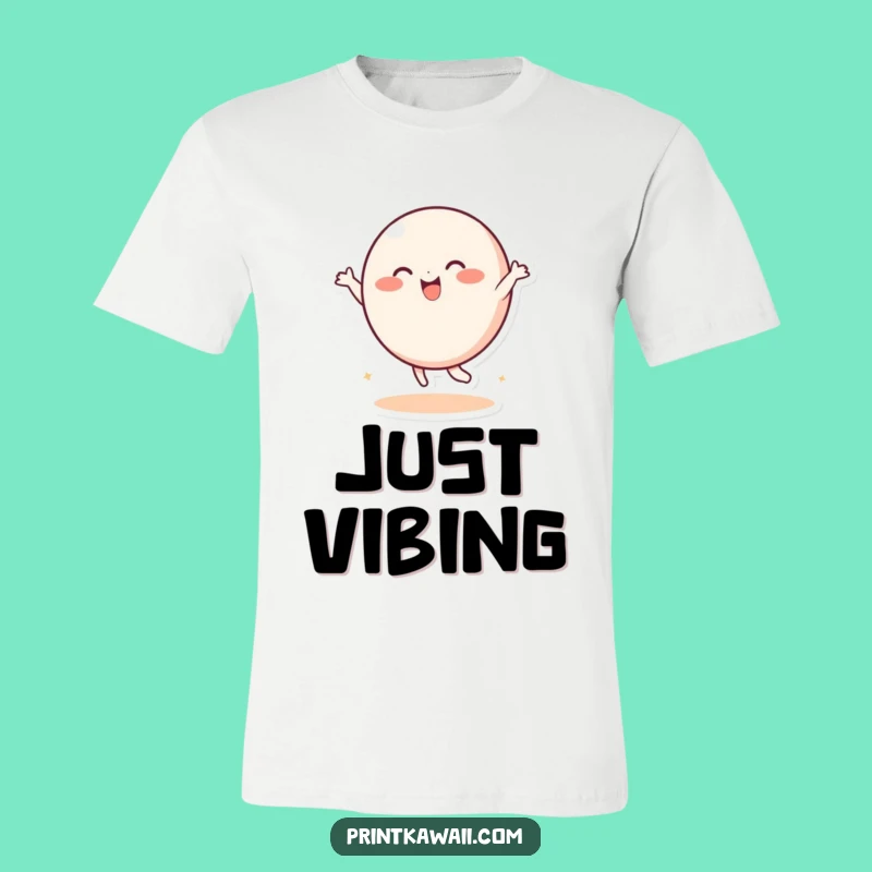 Funny Dancing Round Character T-Shirt: Infuse Your Day with Playful Joy!