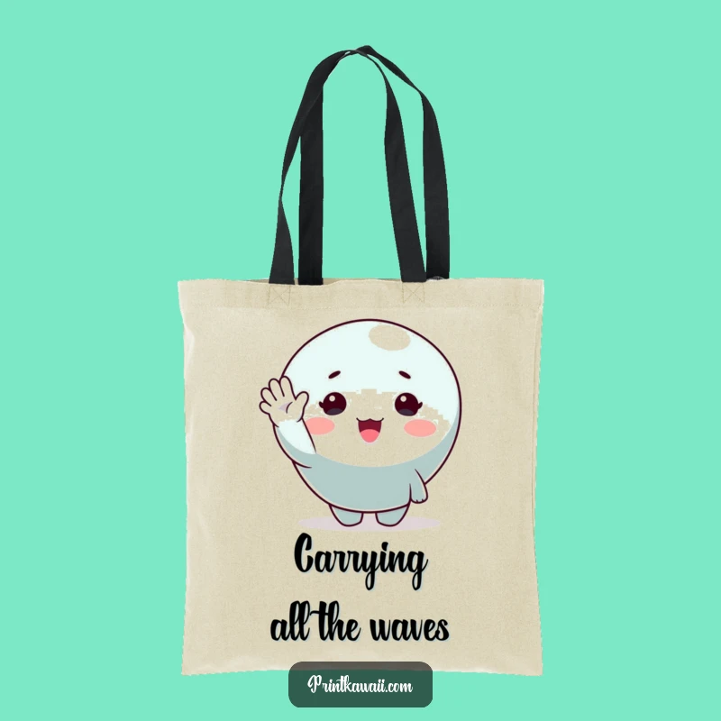 Funny Cute Character Tote Bag: Your Cheerful Companion for Errands