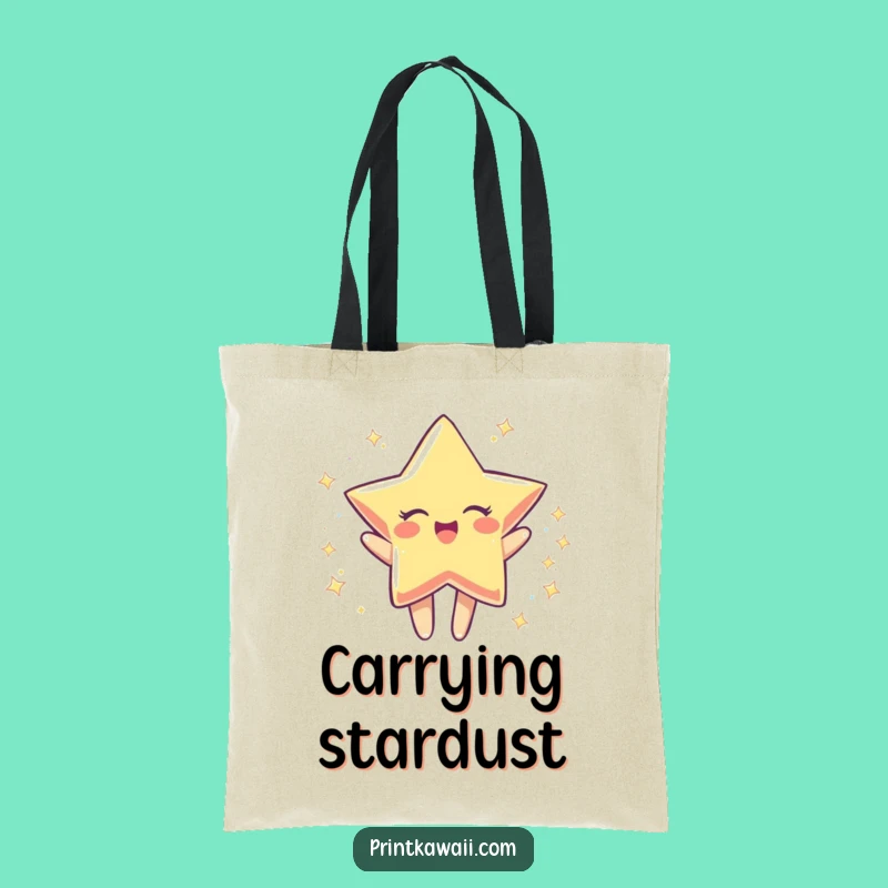 Funny Star Spin Tote Bag: Carry Your Sparkle with This Joyful Accessory