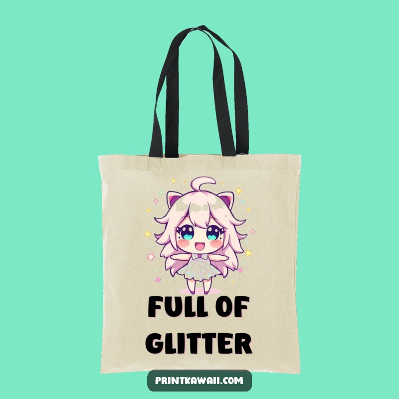 Funny Sparkle Dust Tote Bag: Exciting Character for Everyday Adventures